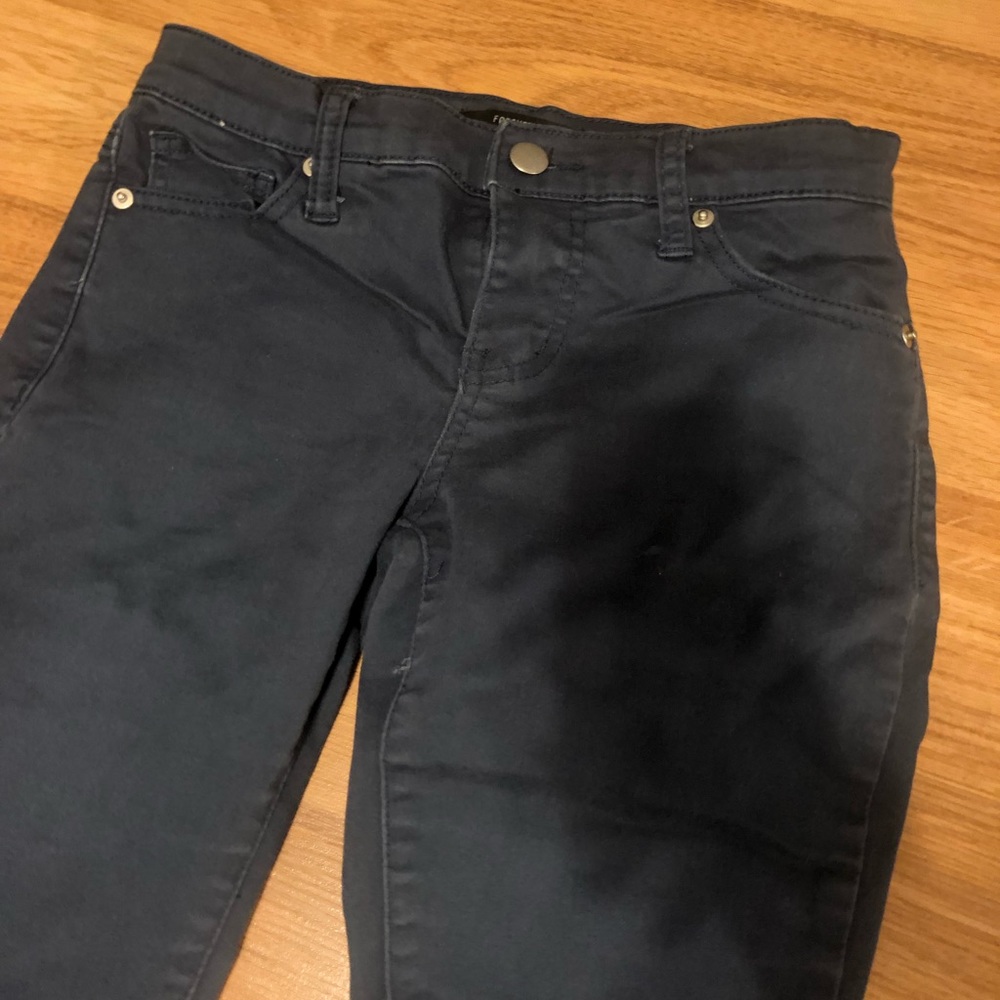 Forever 21 navy blue jeans